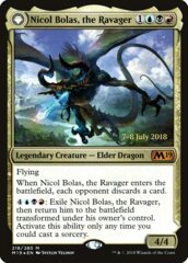 Nicol Bolas, the Ravager // Nicol Bolas, the Arisen - Foil - Prerelease Promo